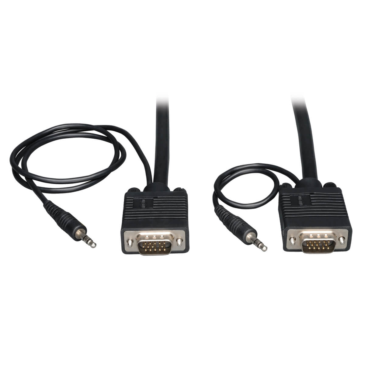 Tripp Lite P504-050 Vga High-Resolution Rgb Coaxial Cable With Audio (Hd15 And 3.5Mm M/M), 50 Ft. (15.24 M)
