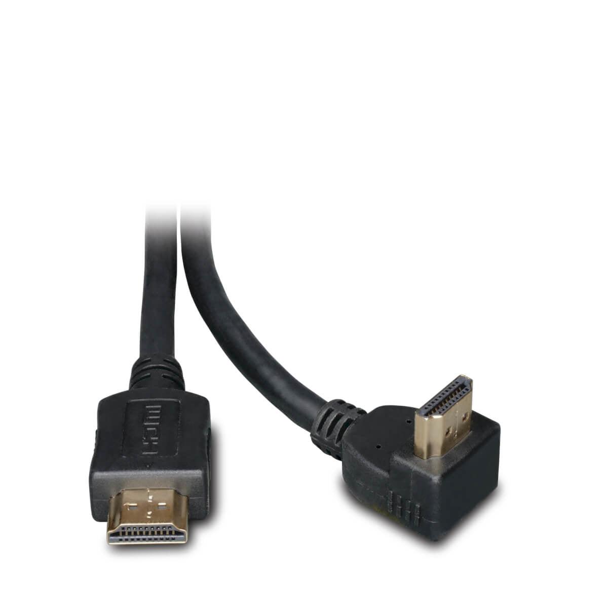 Tripp Lite P568-006-Ra High-Speed Hdmi Cable With 1 Right-Angle Connector, Digital Video With Audio (M/M), 6 Ft. (1.83 M)