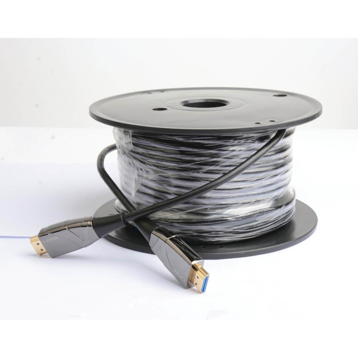 Tripp Lite P568-30M-Fbr 4K Hdmi Fiber Active Optical Cable (Aoc) - 4K 60 Hz, Hdr, 4:4:4 (M/M), 30 M