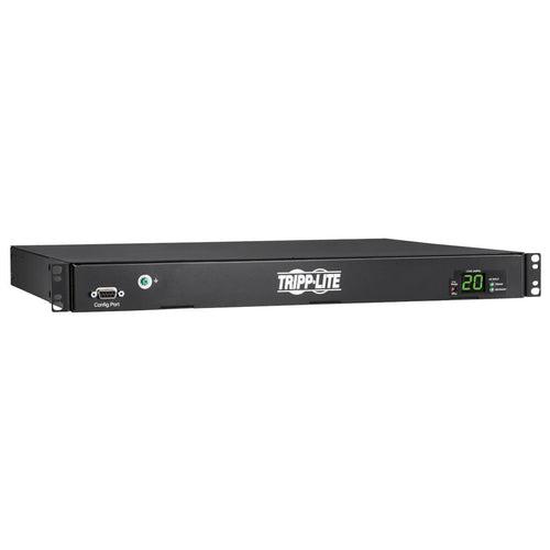 Tripp Lite Pdumh20Hvats 3.8Kw 200–240V Single-Phase Ats/Local Metered Pdu - 8 C13 And 2 C19 Outlets, Dual C20 Inlets, 12 Ft. Cords, 1U, Taa