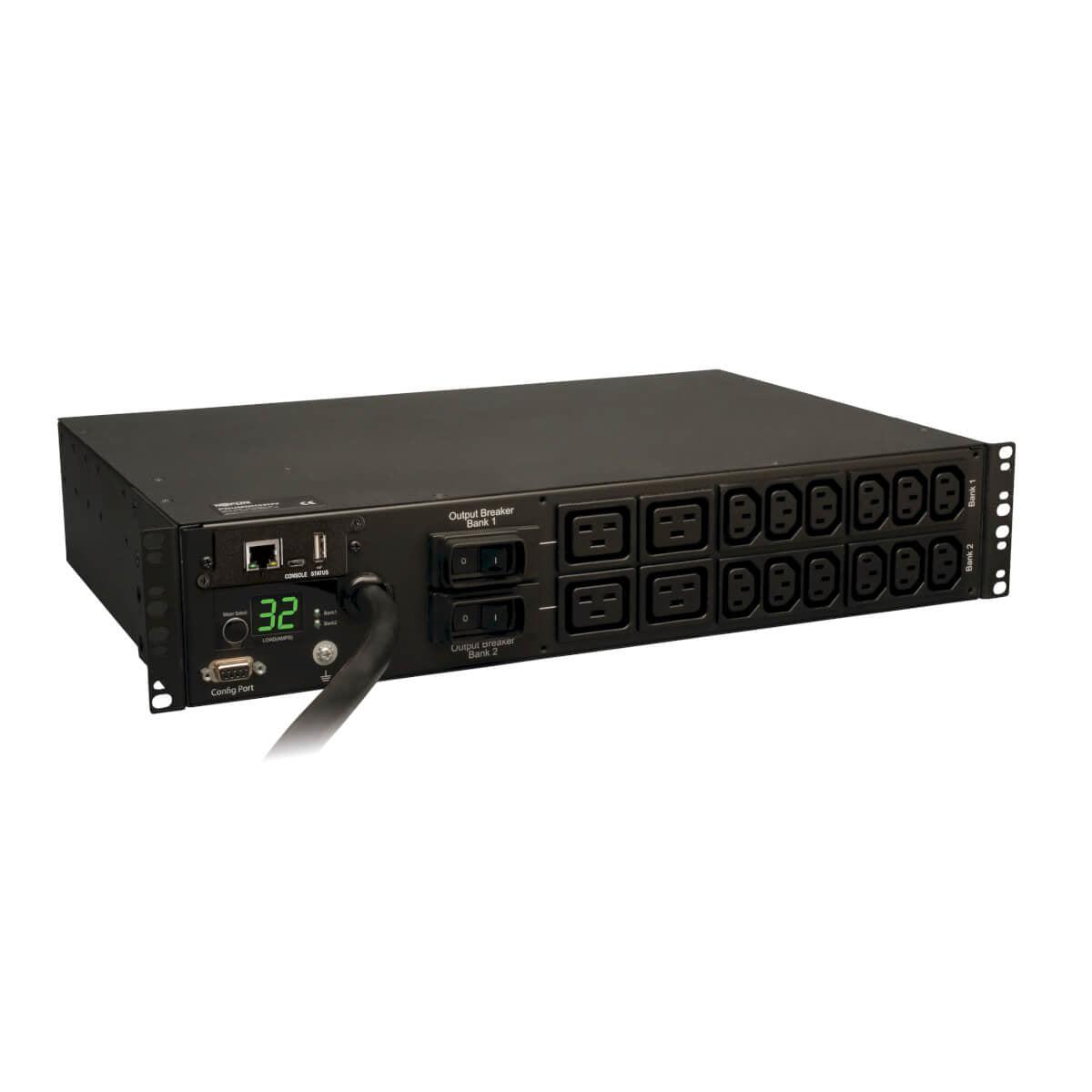 Tripp Lite Pdumnh32Hv 7.4Kw Single-Phase Monitored Pdu With Lx Platform Interface, 230V Outlets