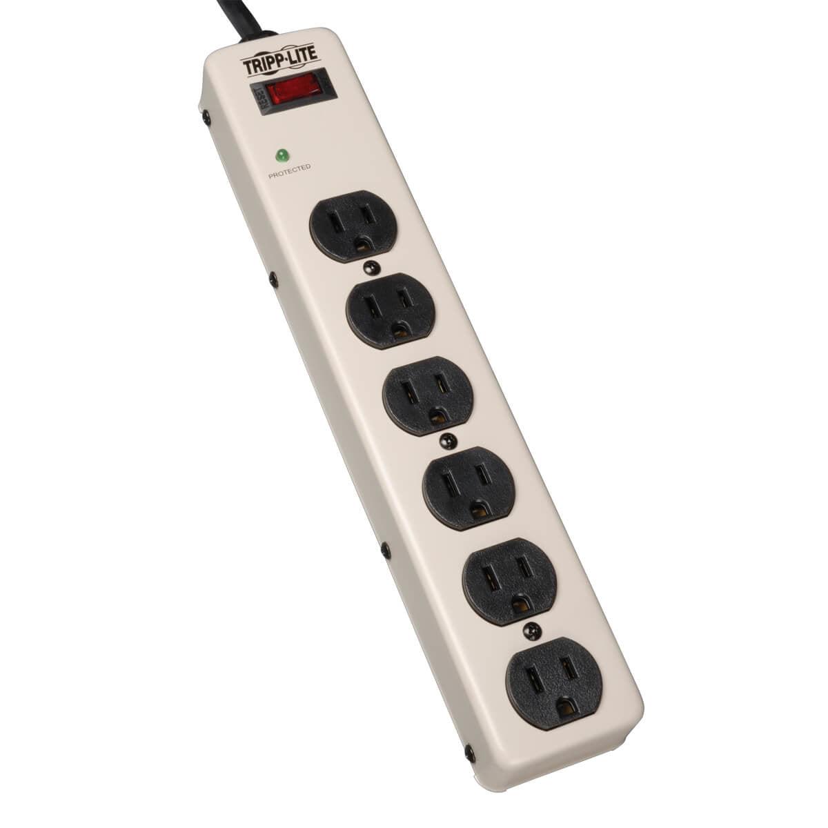 Tripp Lite Pm6Ns Surge Protector Grey 6 Ac Outlet(S) 120 V 1.8 M