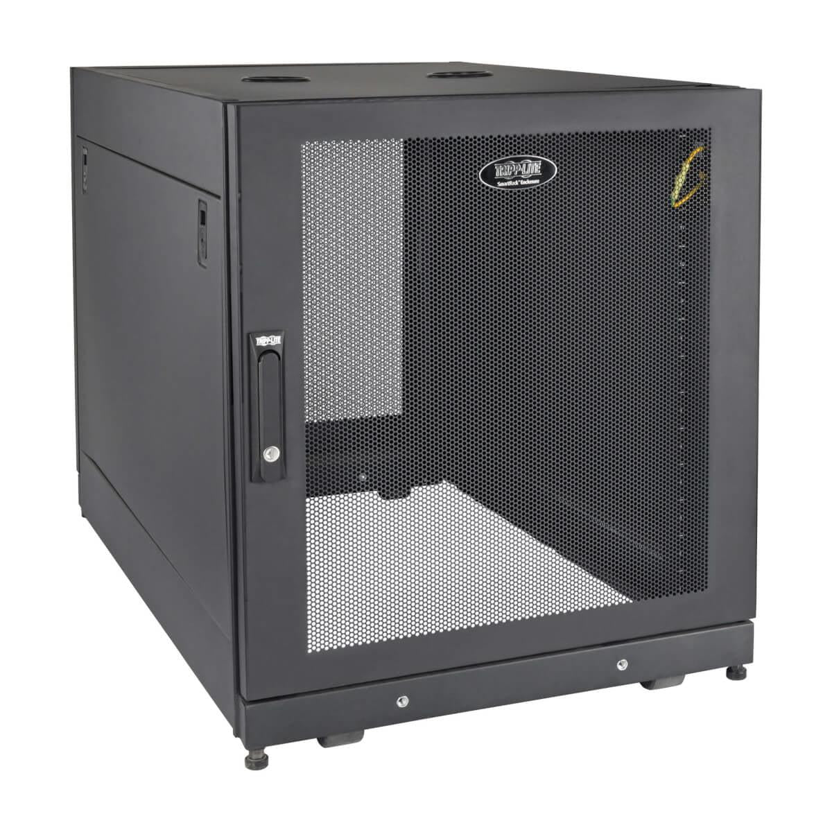 Tripp Lite Sr14Ubdp 14U Smartrack Extra Deep Small Server Rack Enclosure, Doors & Side Panels Included
