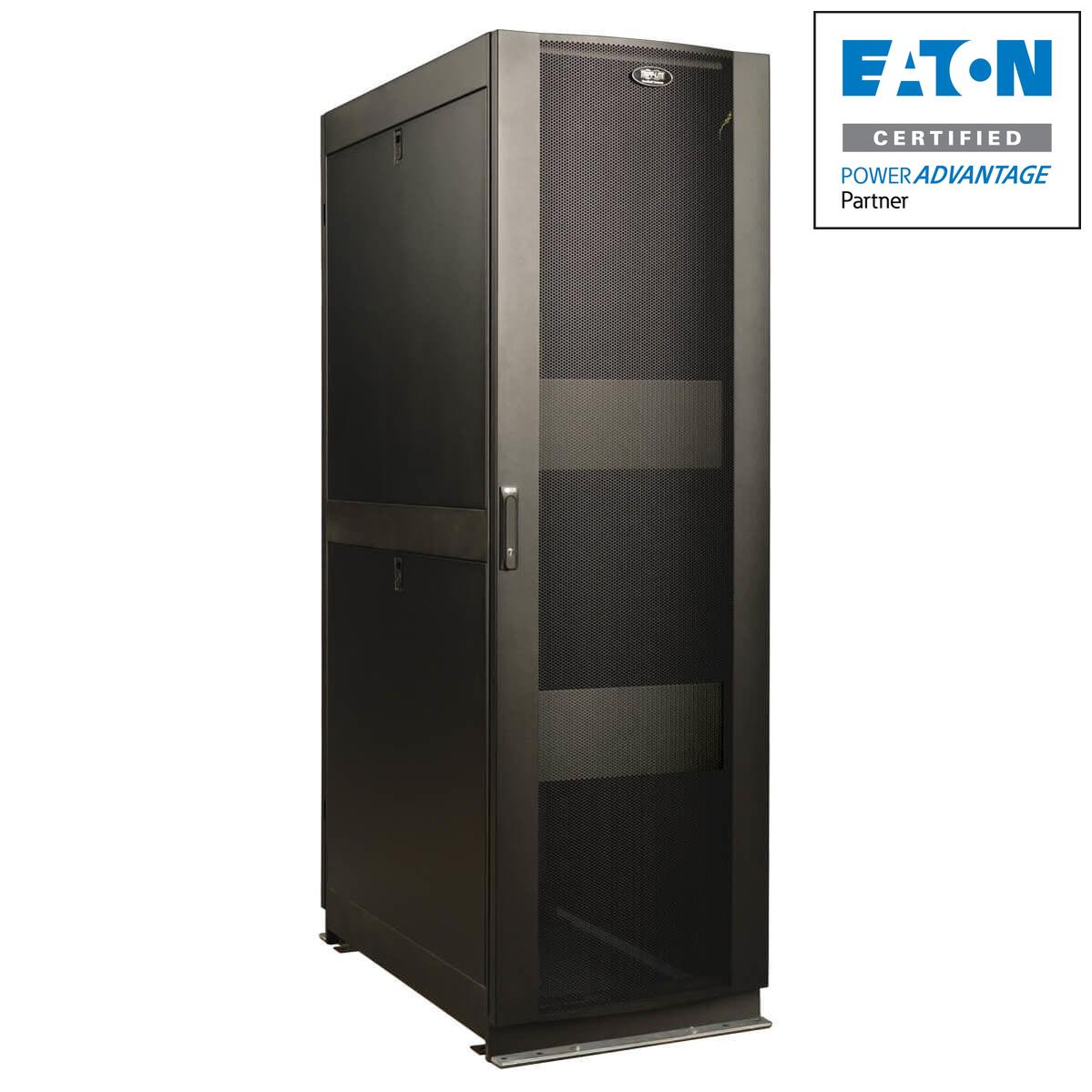 Tripp Lite Sr42Ubz4 42U Smartrack Seismic-Certified Standard-Depth Rack Enclosure Cabinet With Doors & Side Panels