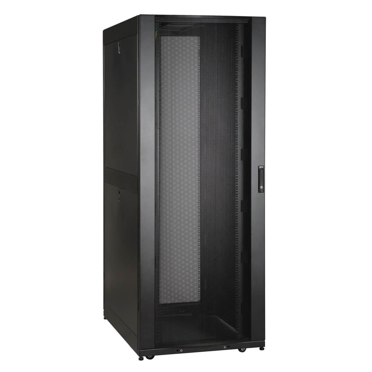 Tripp Lite Sr45Ubwdsp1 45U Smartrack Wide Standard-Depth Rack Enclosure Cabinet With Doors And Side Panels, Shock Pallet Packaging