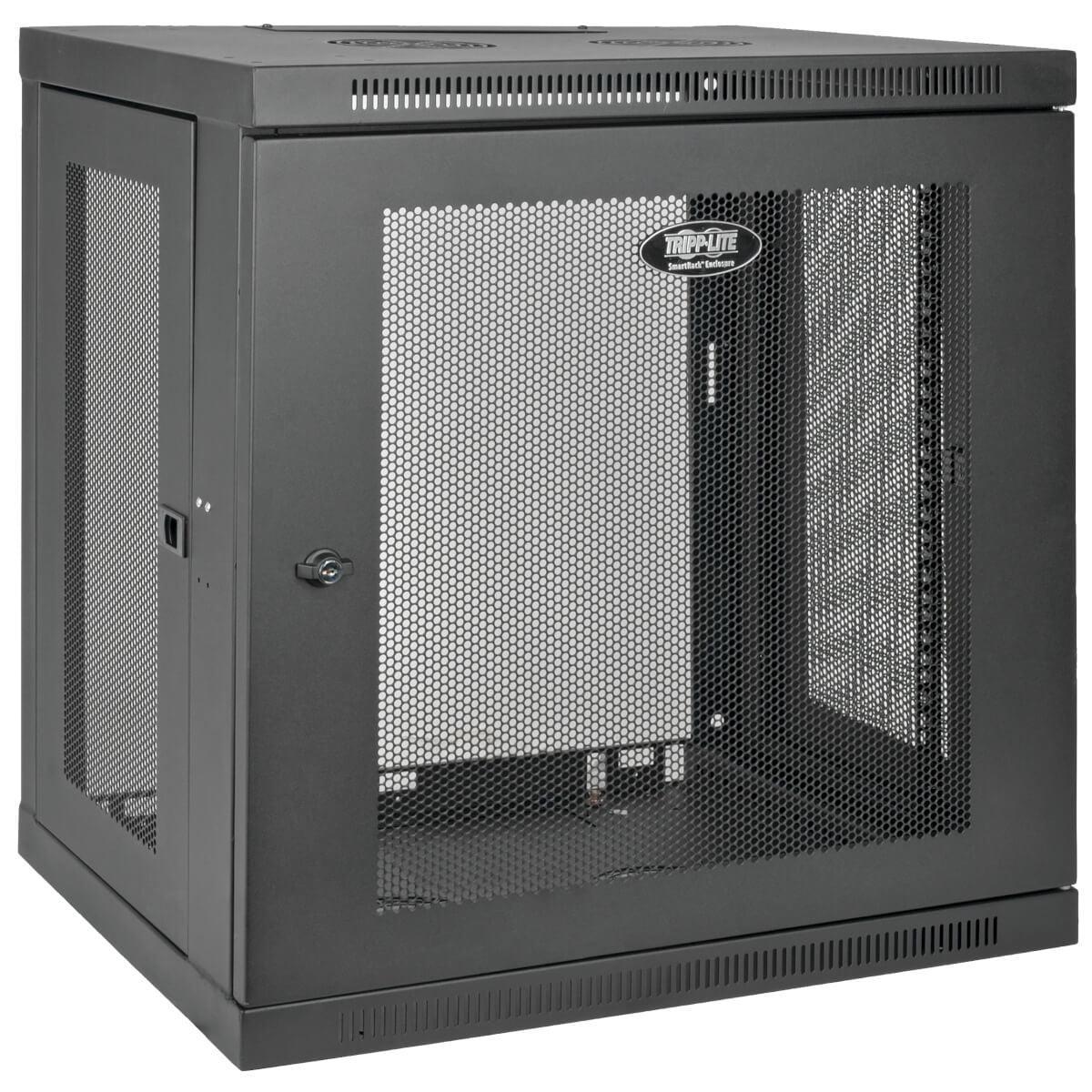 Tripp Lite Srw12U Smartrack 12U Low-Profile Switch-Depth Wall-Mount Small Rack Enclosure