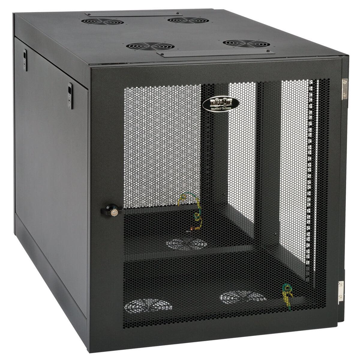 Tripp Lite Srw12Uhd Smartrack 12U Heavy-Duty Low-Profile Server-Depth Side-Mount Wall-Mount Small Rack Enclosure