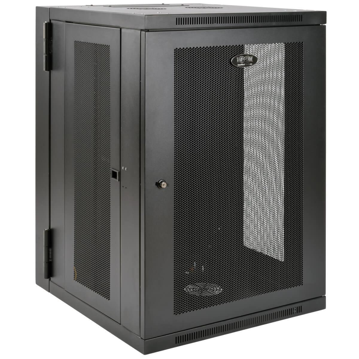 Tripp Lite Srw18Usdp Smartrack 18U Ups-Depth Wall-Mount Half-Height Rack Enclosure, Hinged Back