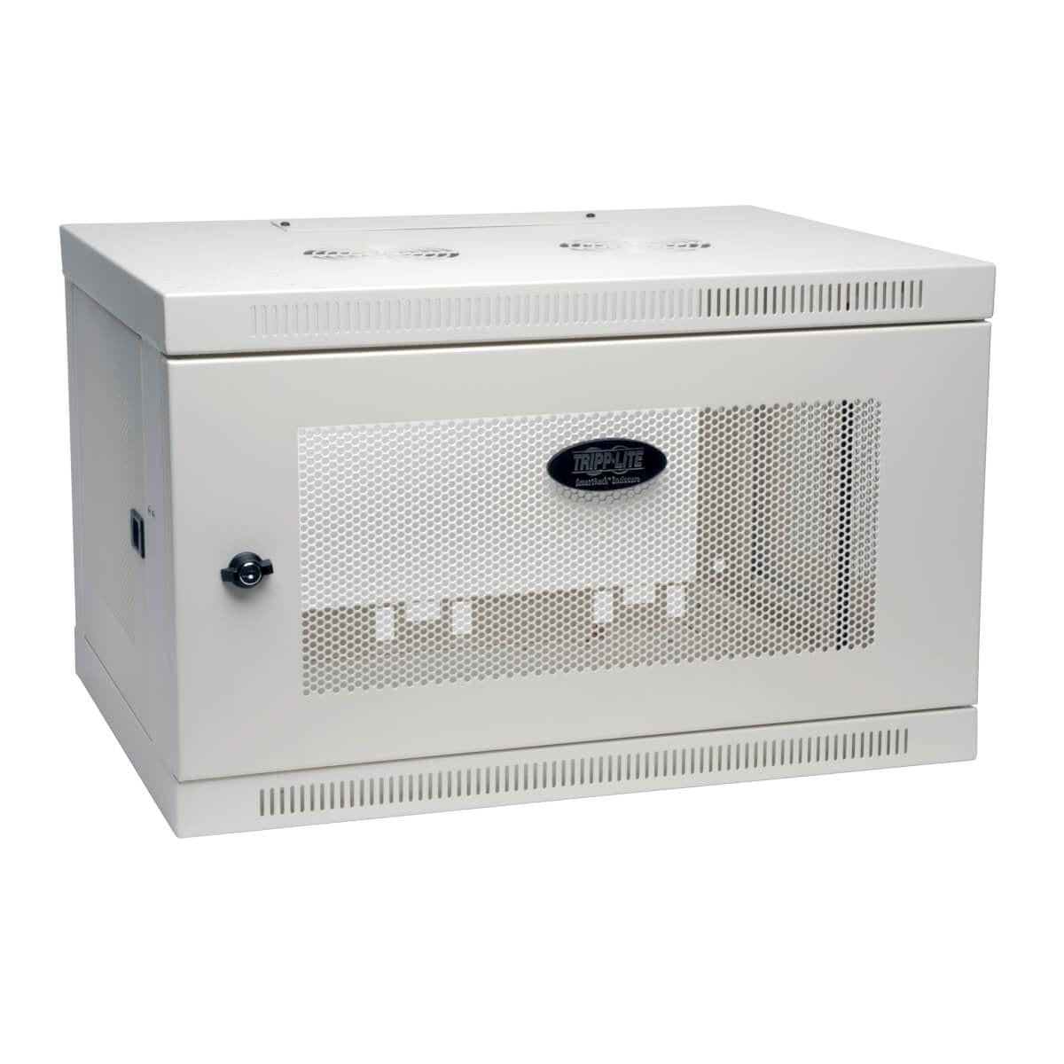 Tripp Lite Srw6Uw Smartrack 6U Low-Profile Switch-Depth Wall-Mount Mini Rack Enclosure, White