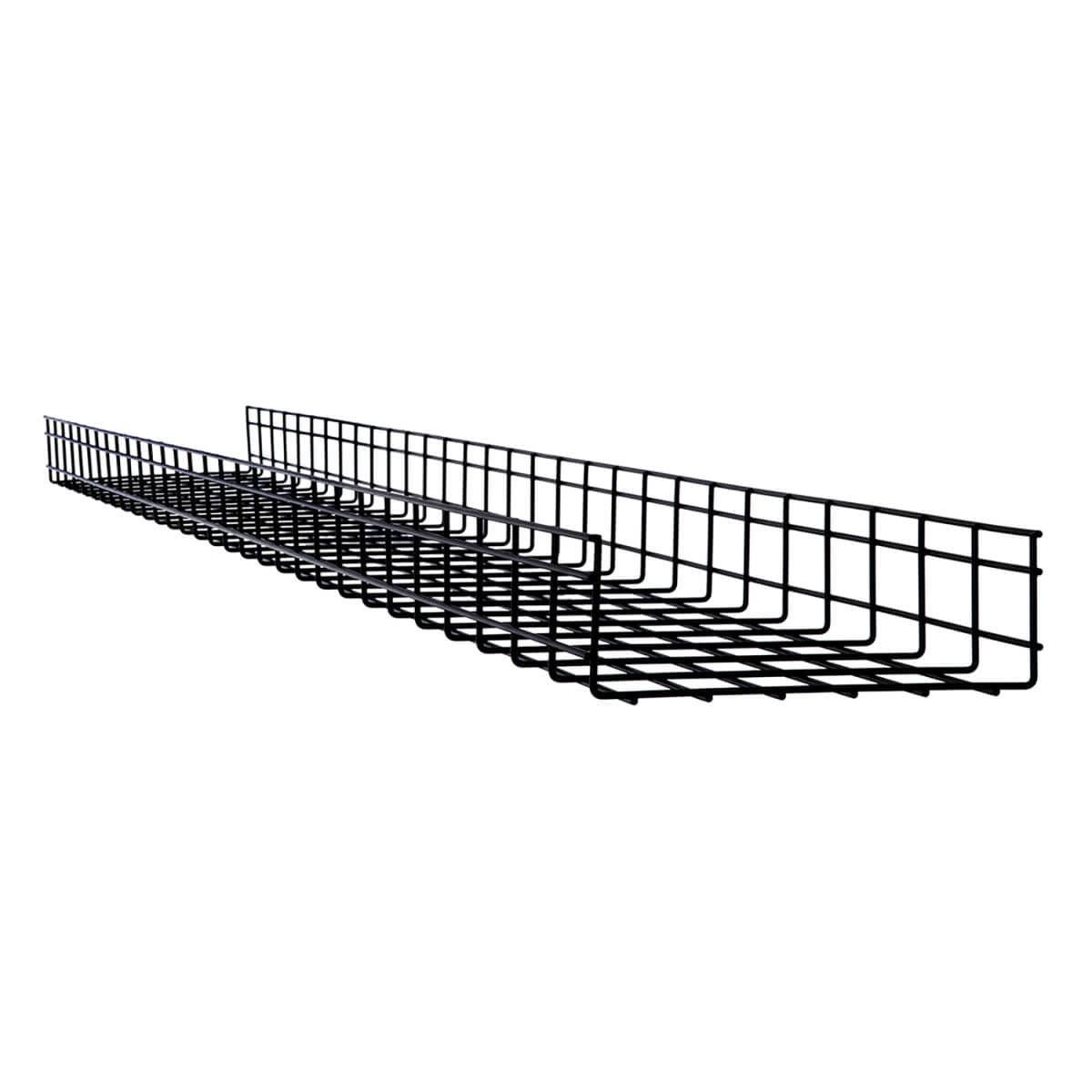 Tripp Lite Srwb12410Str6 Wire Mesh Cable Tray - 300 X 100 X 3000 Mm (12 In. X 4 In. X 10 Ft.), 6 Pack