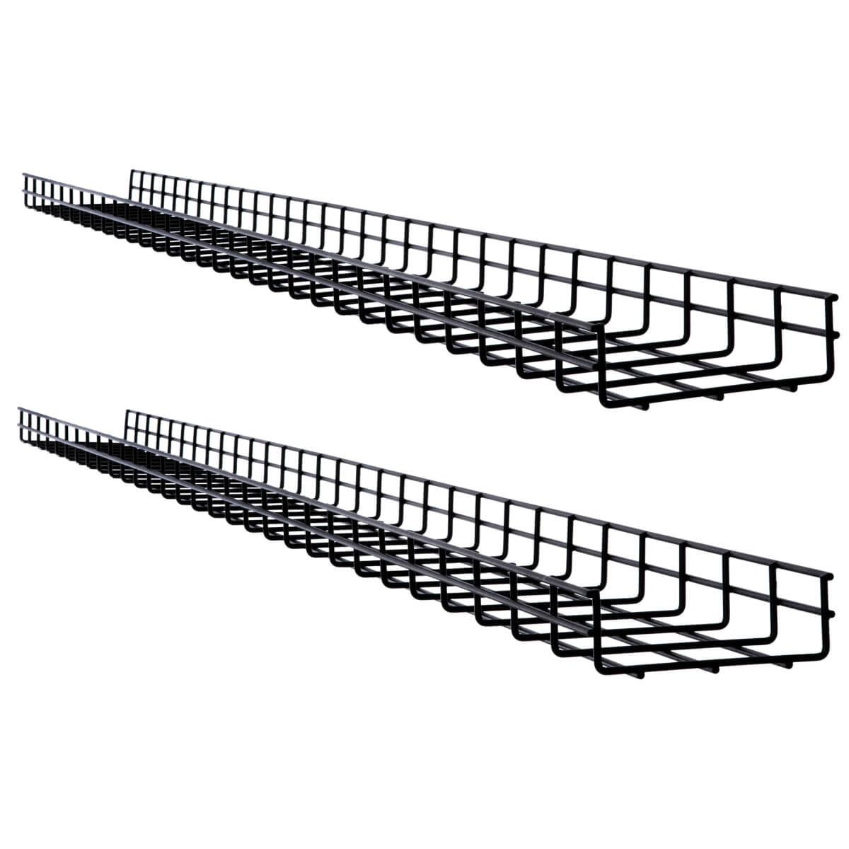 Tripp Lite Srwb6210X2Str Wire Mesh Cable Tray - 150 X 50 X 1500 Mm (6 In. X 2 In. X 5 Ft.), 2-Pack
