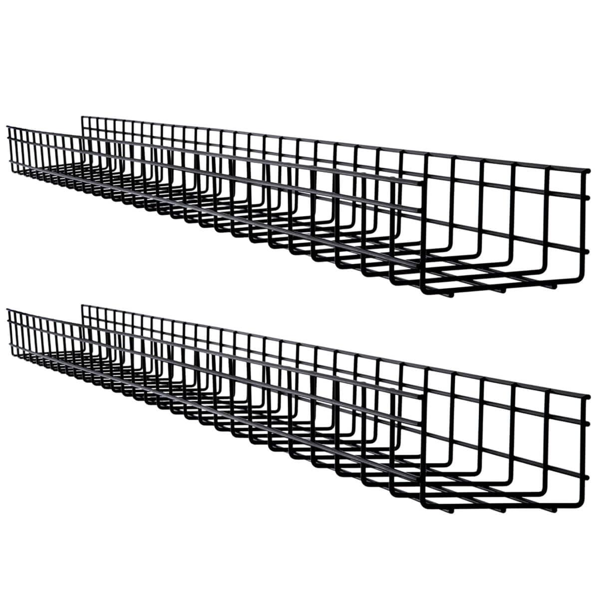 Tripp Lite Srwb6410X2Str Wire Mesh Cable Tray - 150 X 100 X 1500 Mm (6 In. X 4 In. X 5 Ft.), 2-Pack