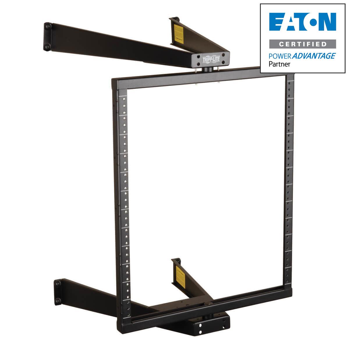 Tripp Lite Srwo12Us Smartrack 12U Flat-Pack Low-Profile Switch-Depth Wall-Mount Pivoting 2-Post Open Frame Rack