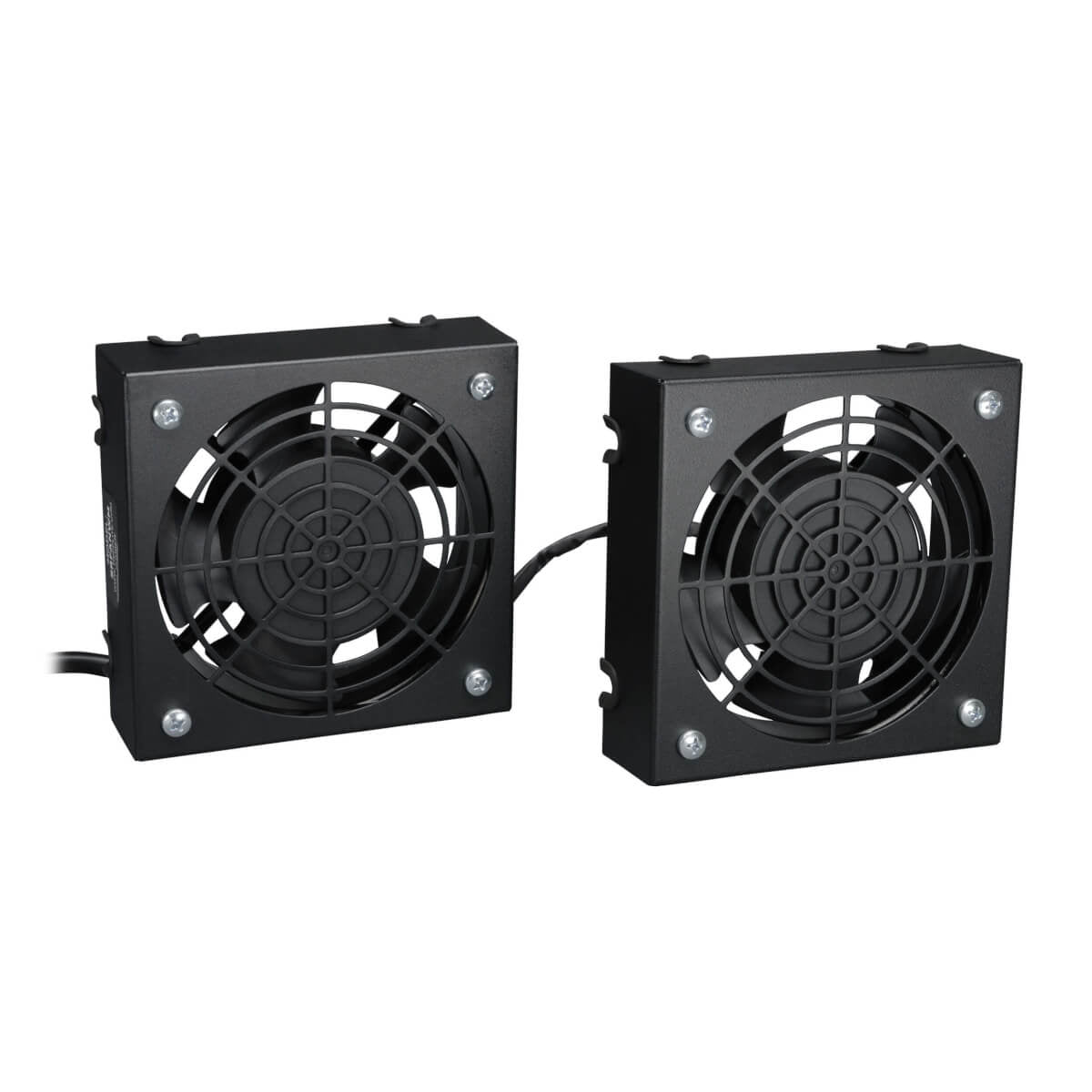 Tripp Lite Srxfanwm Wall-Mount Roof Fan Kit - Dual 230V High-Performance Fans, 210 Cfm, 3 Ft. (0.91 M) Cord, C14 Input