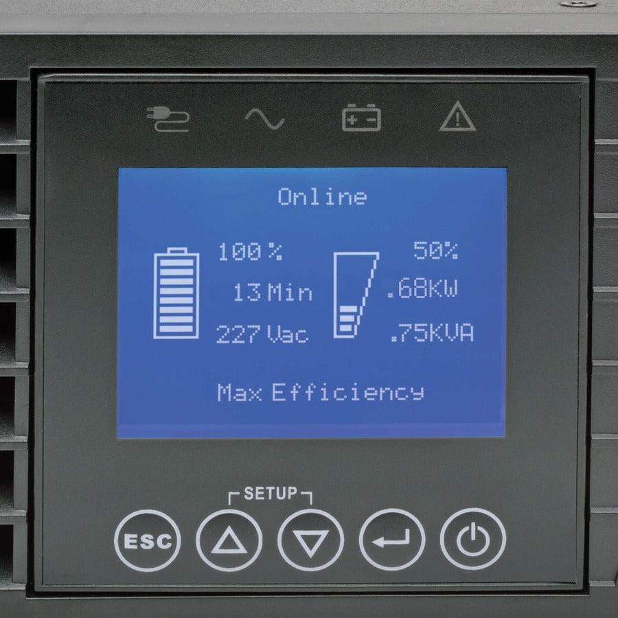 Tripp Lite SUINT2200LCD2U Online UPS - Double-Conversion 2200VA 2U | TecISoft