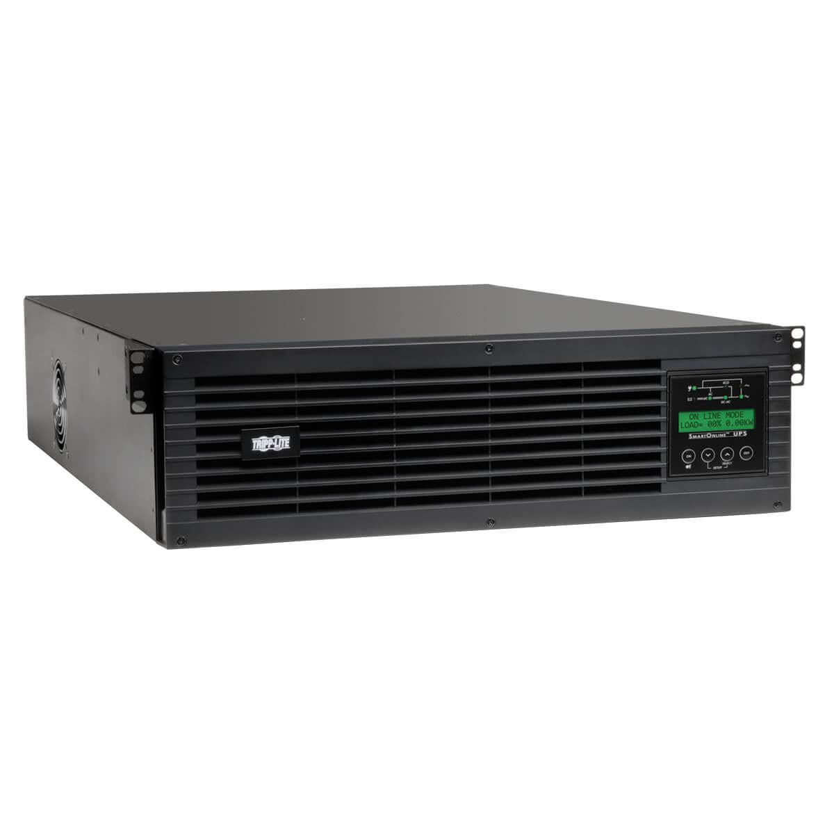 Tripp Lite Smartonline 100-127V 3Kva 2.7Kw On-Line Double-Conversion Ups, Extended Run, Snmp, Webcard, 3U Rack, Lcd Display, Usb, Db9 Serial