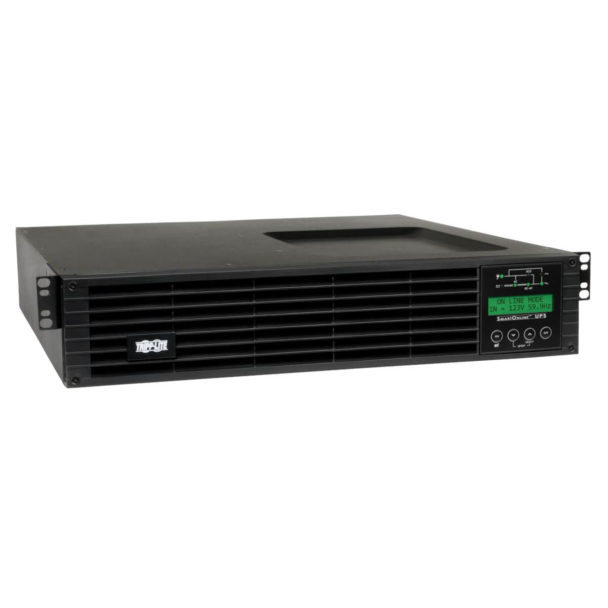 Tripp Lite Smartonline 120V 2.2Kva 1.8Kw Double-Conversion Ups, 2U Rack/Tower, Extended Run, Snmp Card, Lcd, Usb, Db9, Energy Star
