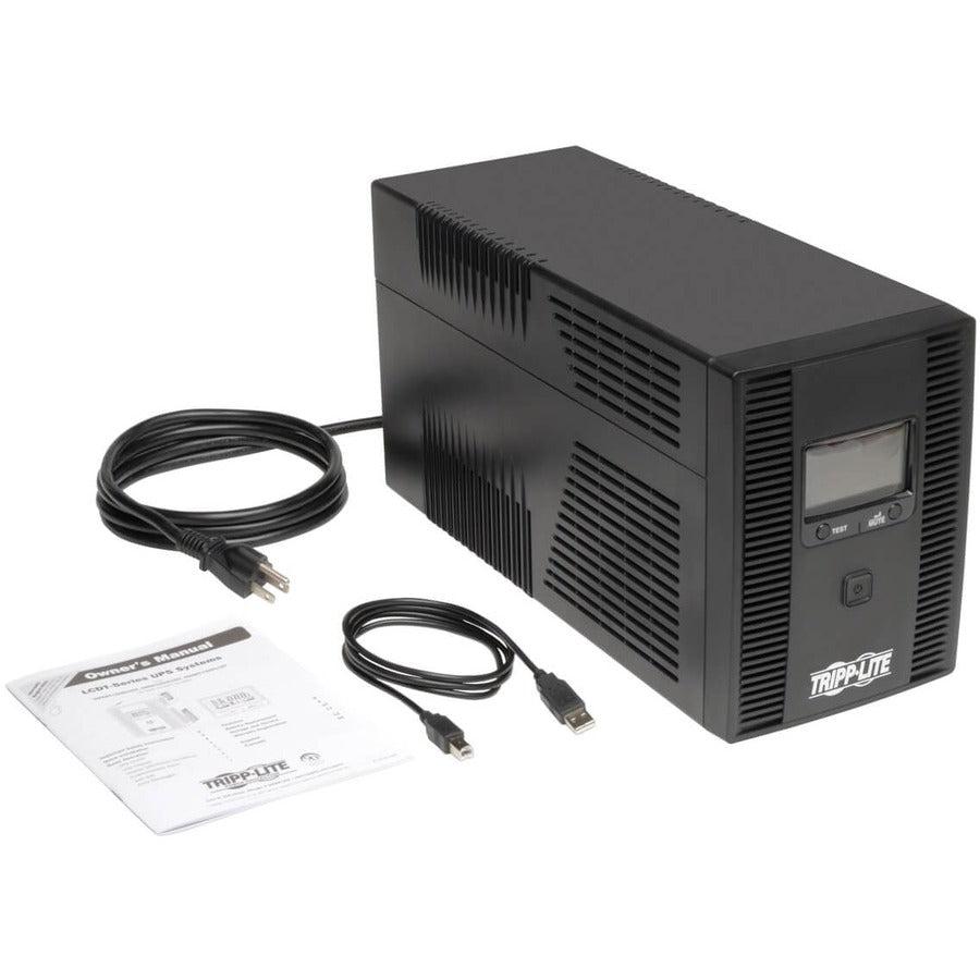 Tripp Lite Smartpro Lcd 120V 1500Va 900W Line-Interactive Ups, Tower, Lcd Display, Usb