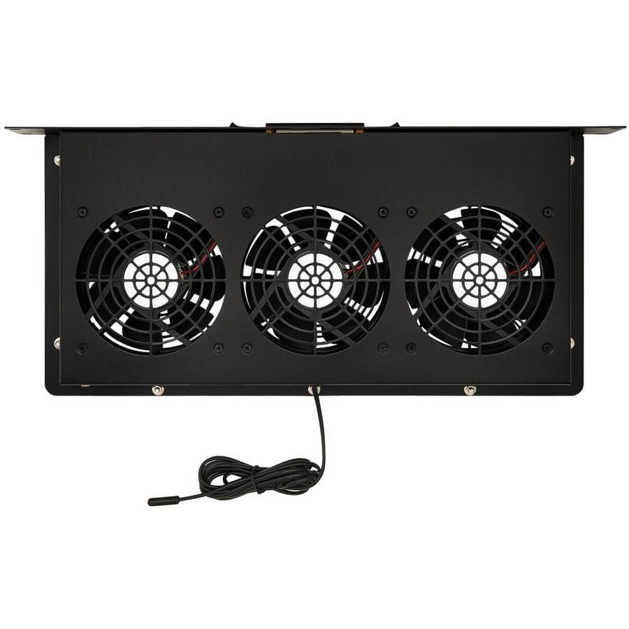 Tripp Lite Srfan1Utemp 1U Blanking Panel With Temperature Sensor And High-Performance Fans