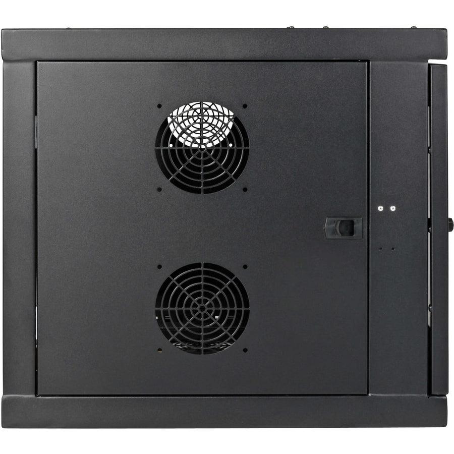 Tripp Lite Srw9Udpgvrt Smartrack 9U Low-Profile Switch-Depth-Plus Wall-Mount Mini Rack Enclosure, Wide, Acrylic Window