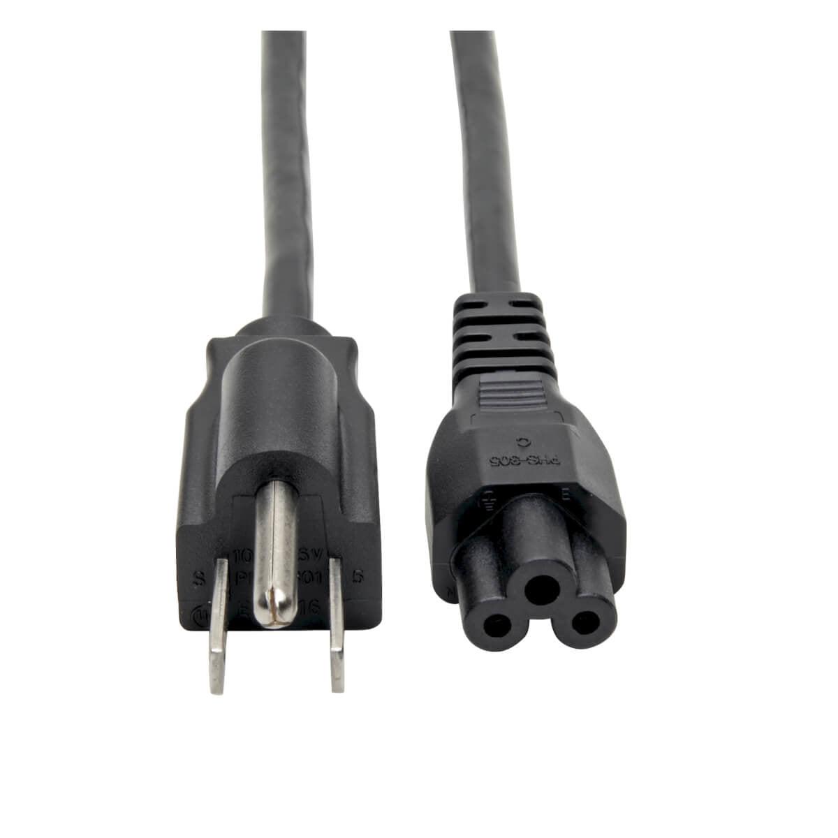 Tripp Lite Standard Laptop / Notebook Power Cord Lead Cable, 10A (Nema 5-15P To Iec-320-C5), 1.83 M (6-Ft.)