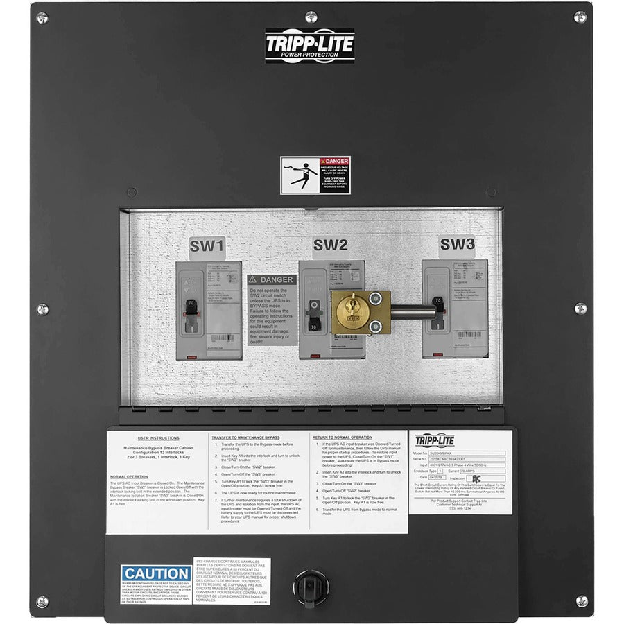 Tripp Lite Sut20Kmbpx Ups Maintenance Bypass Panel For Sutx20K - 4 Breakers