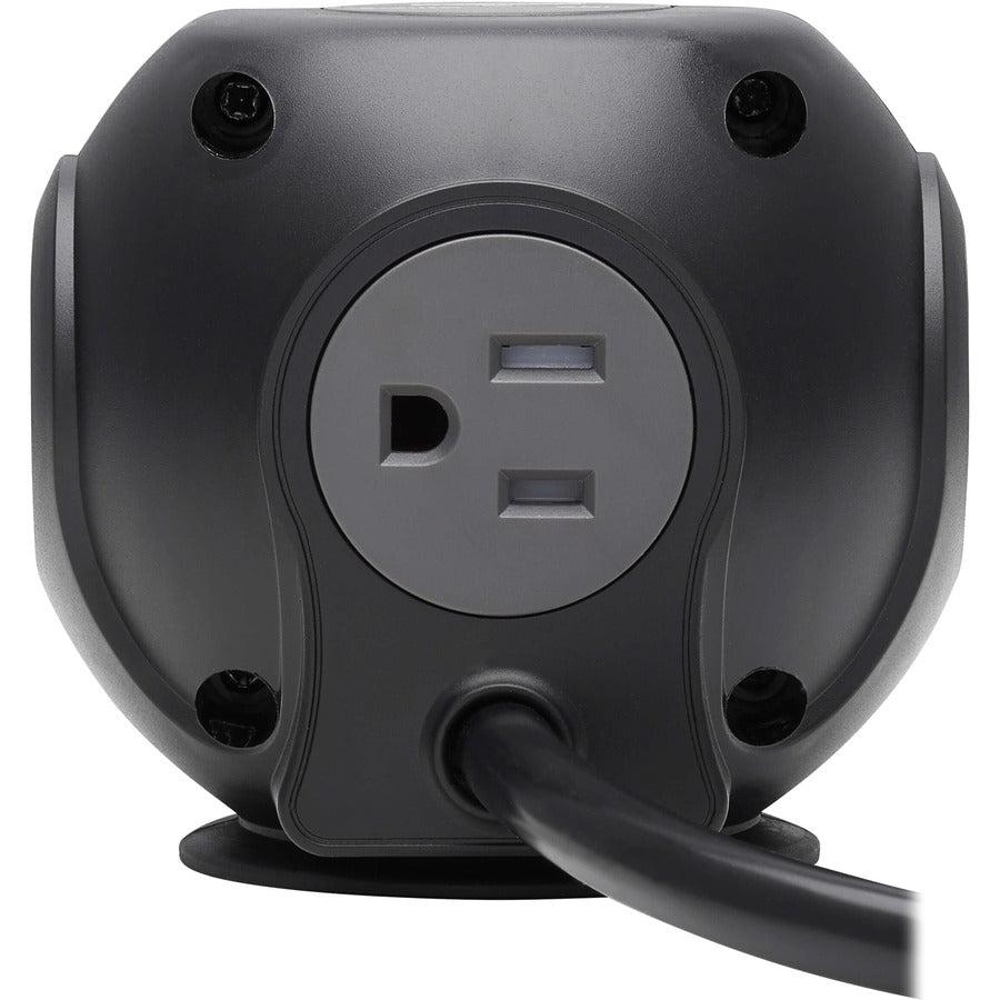 Tripp Lite Tlp38Uam Surge Protector Black, Grey 3 Ac Outlet(S) 120 V 2.44 M