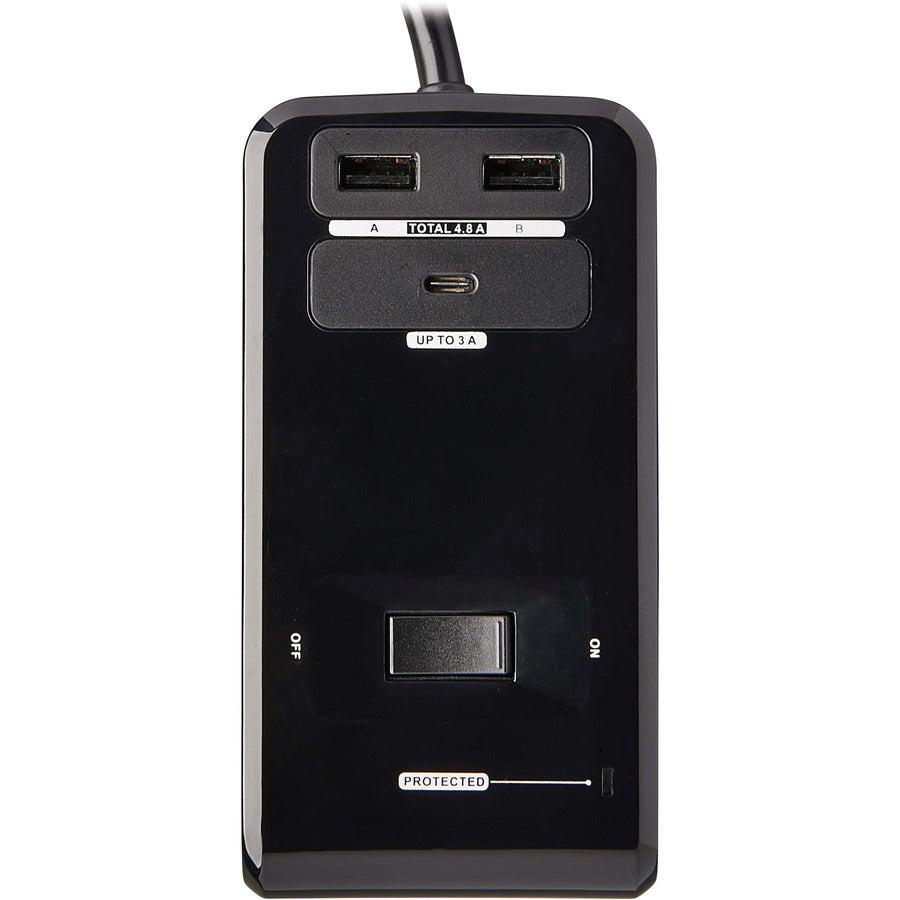 Tripp Lite Tlp648Ucbam Surge Protector Black, Grey 6 Ac Outlet(S) 120 V