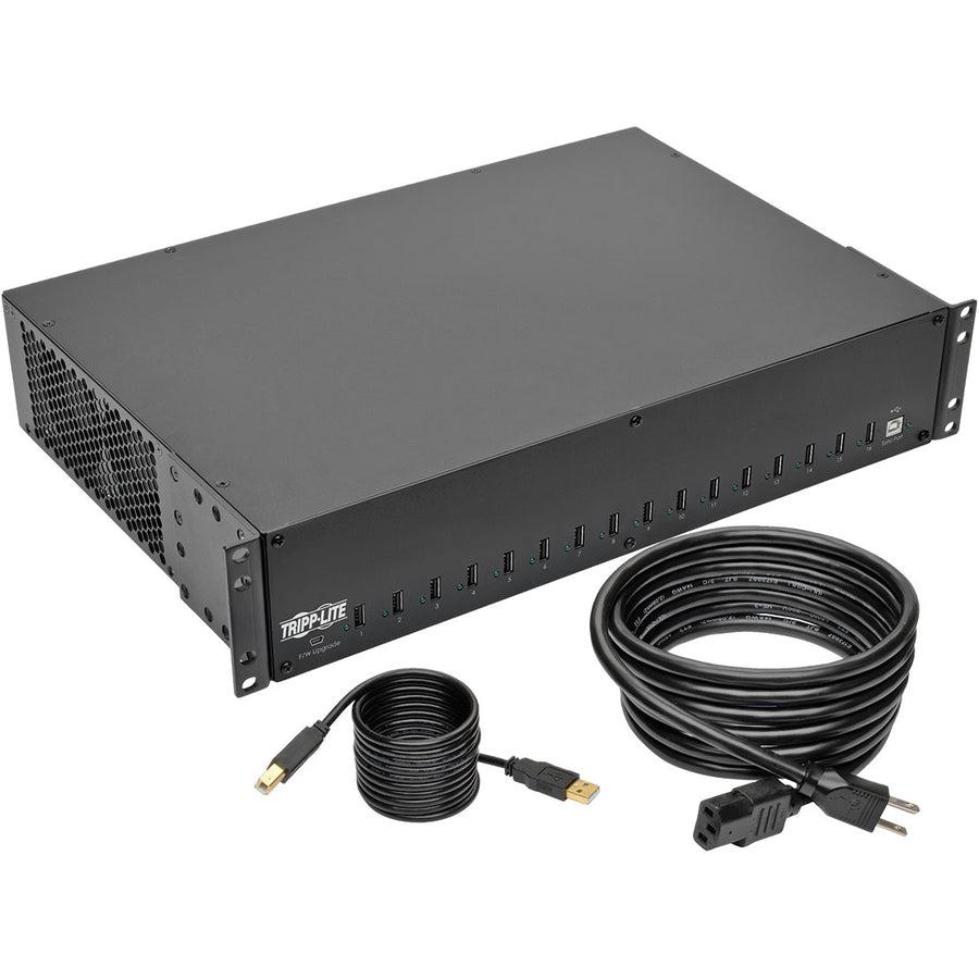 Tripp Lite U280-016-Rm2U Mobile Device Charger Black Indoor