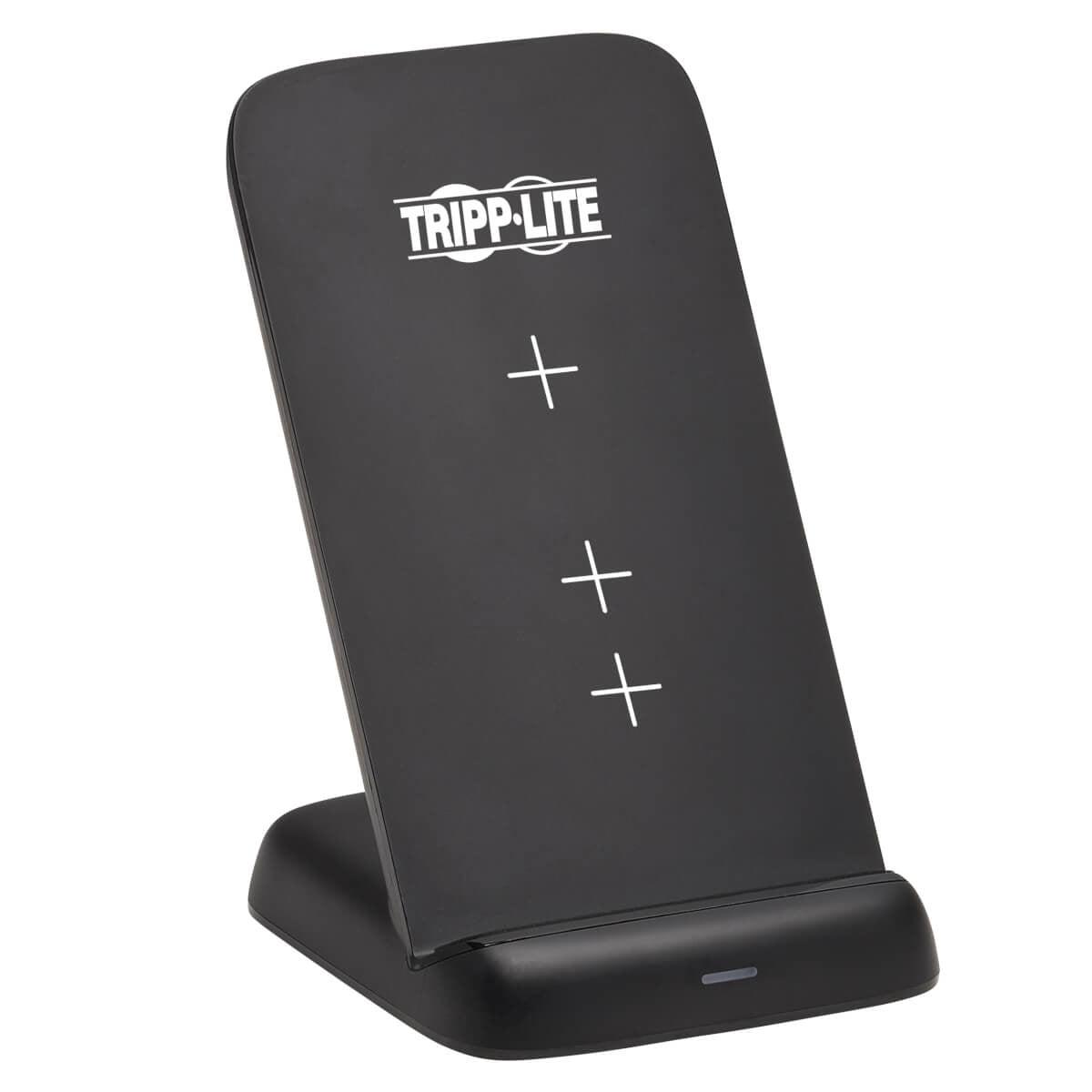Tripp Lite U280-Q01St-P-Bk 10W Wireless Fast-Charging Stand With International Ac Adapter, Black