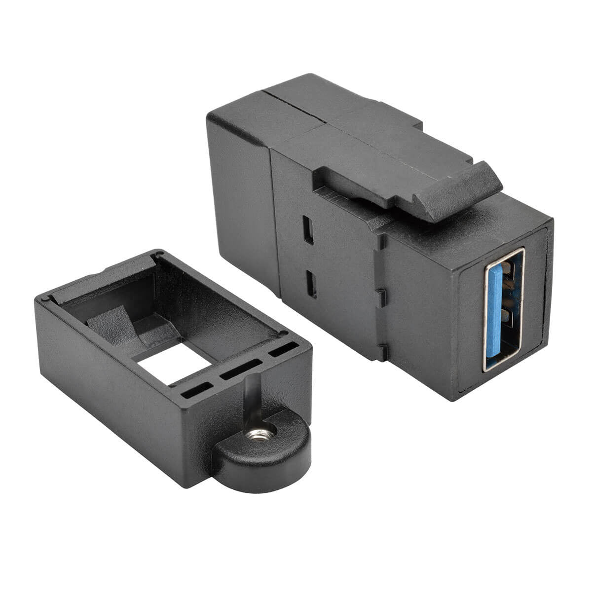 Tripp Lite U325-000-Kp-Bk Usb 3.0 All-In-One Keystone/Panel Mount Coupler (F/F), Black