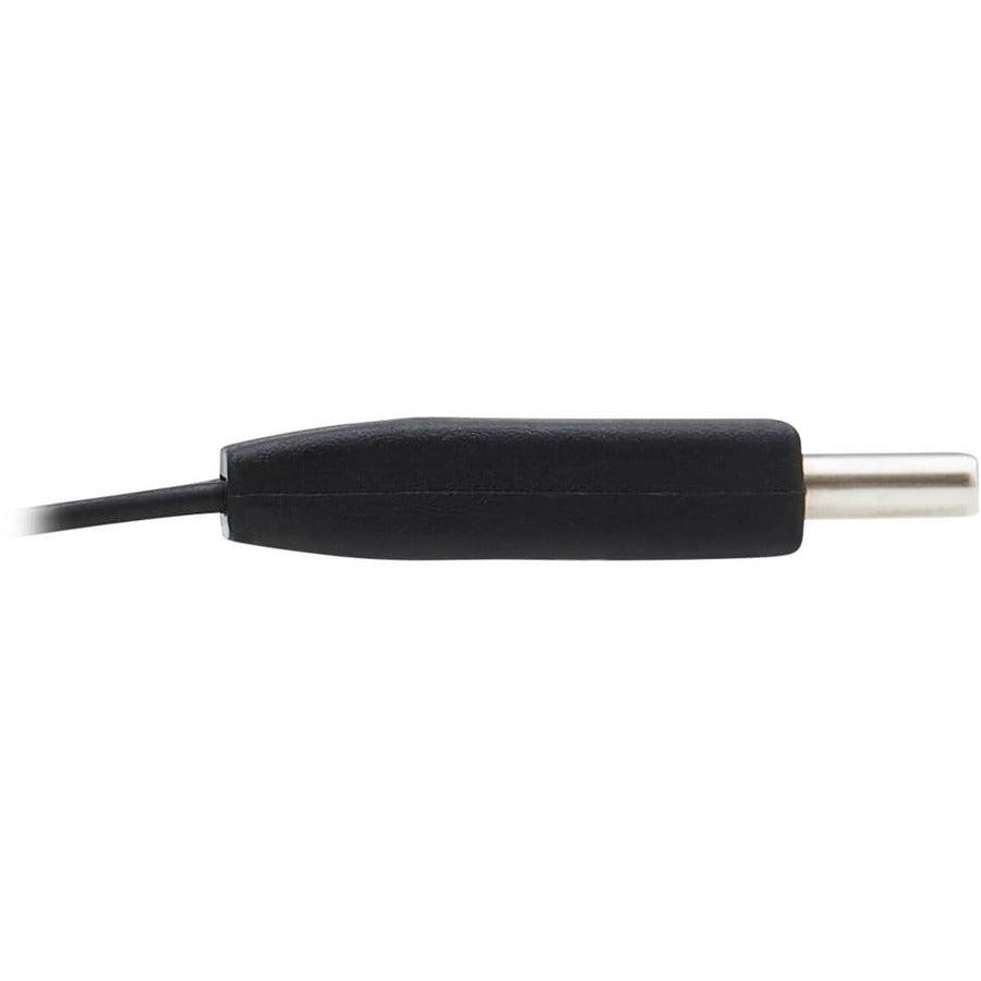Tripp Lite U420-003-G2-Fl Usb-C Flat Cable (M/M) - Usb 3.1 Gen 2 (10 Gbps), Thunderbolt 3 Compatible, Black, 3 Ft. (0.91 M)
