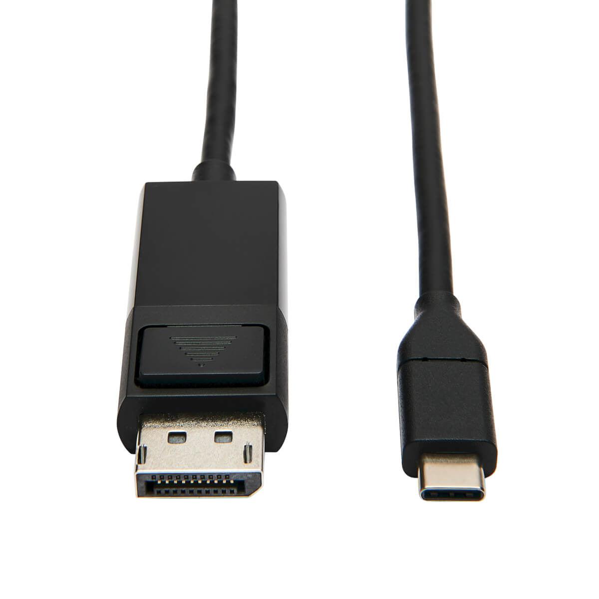 Tripp Lite U444-003-Dp-Be Usb-C To Displayport Adapter Cable (M/M), 4K 60 Hz, Hdr, Locking Dp Connector, 3 Ft. (0.9 M)