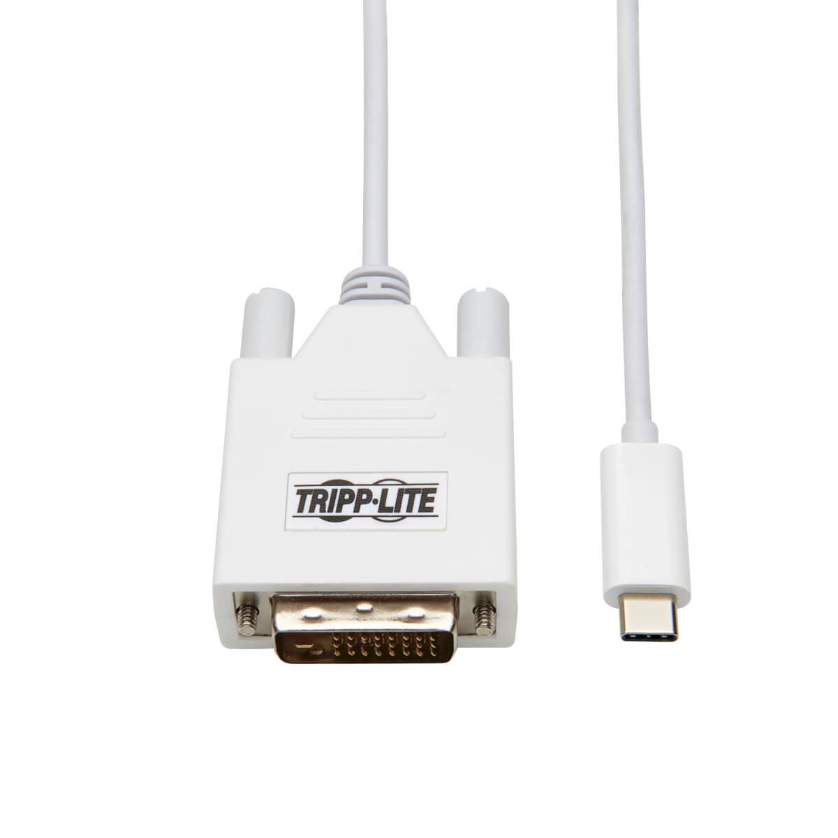Tripp Lite U444-010-De Usb-C To Dvi Adapter Cable (Usb-C To Dvi-D Dual Link M/M), 1080P, 10 Ft. (3.1 M)