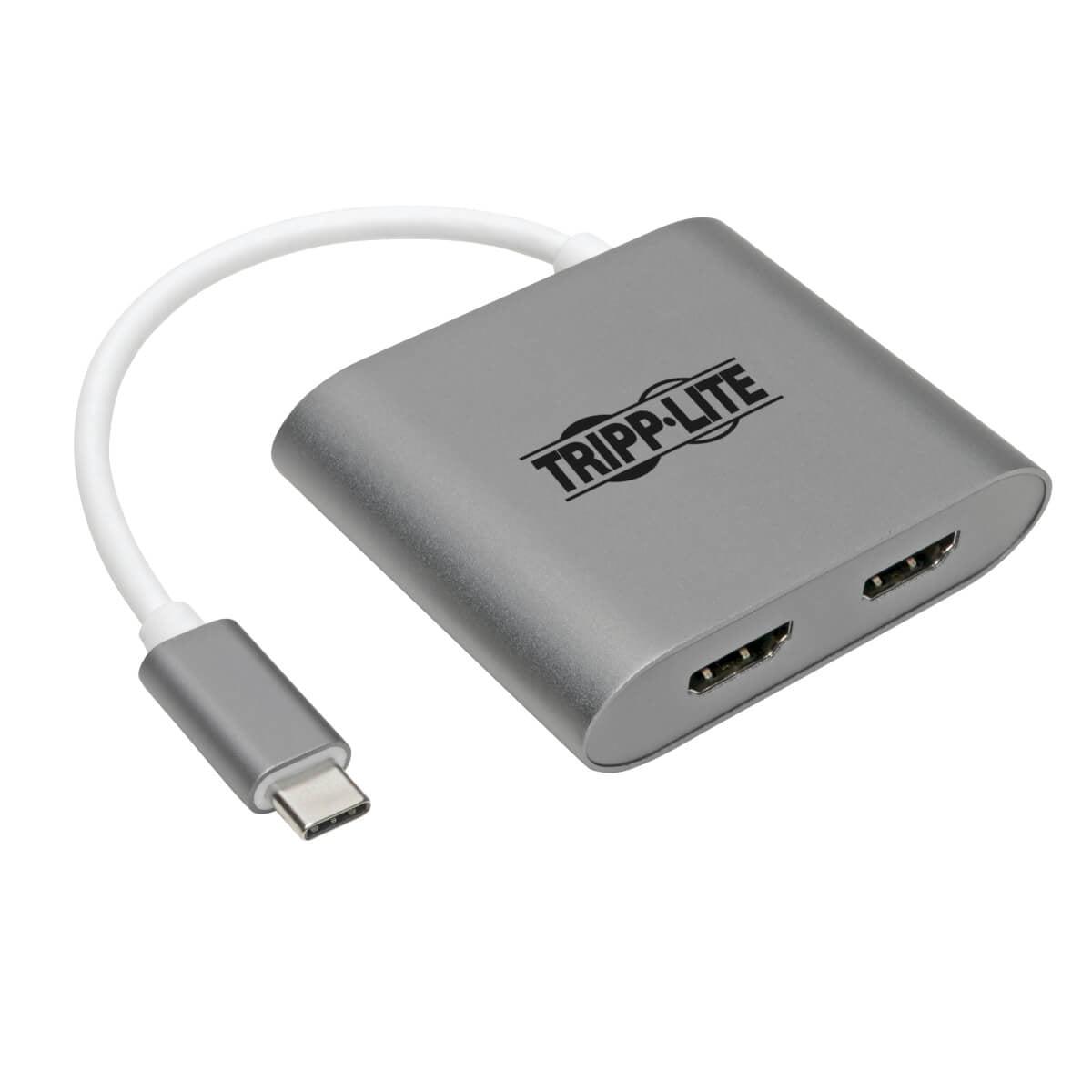 Tripp Lite U444-06N-2H-Mst Usb-C Adapter, Dual Hdmi 4K Mst Adapter (M/2Xf), Gray
