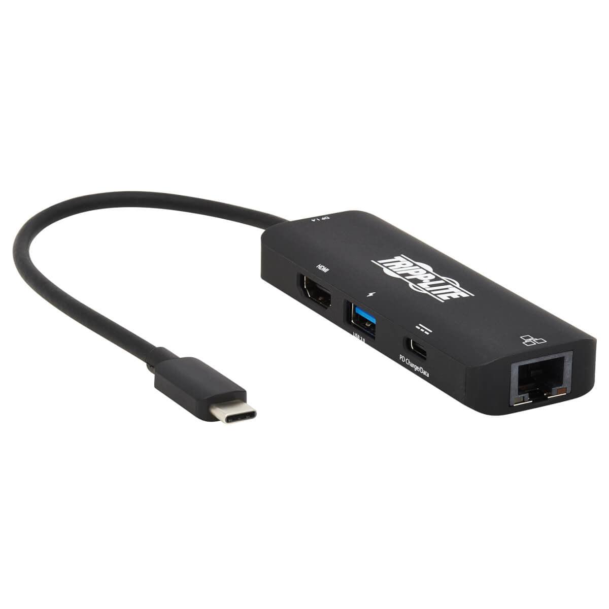 Tripp Lite U444-06N-H4Guc2 Usb-C Multiport Adapter - 4K 60 Hz Hdmi, Usb-A, Gbe, 100W Pd Charging, Hdr, Hdcp 2.2