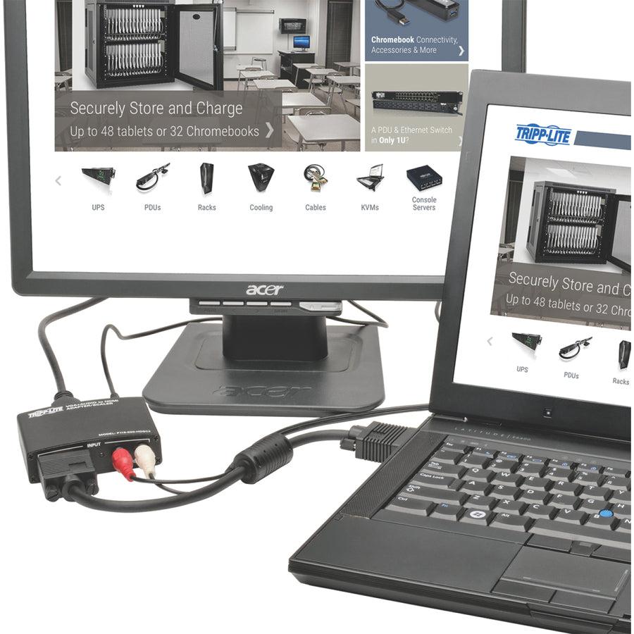 Tripp Lite Vga With Rca Stereo Audio To Hdmi Converter / Scaler