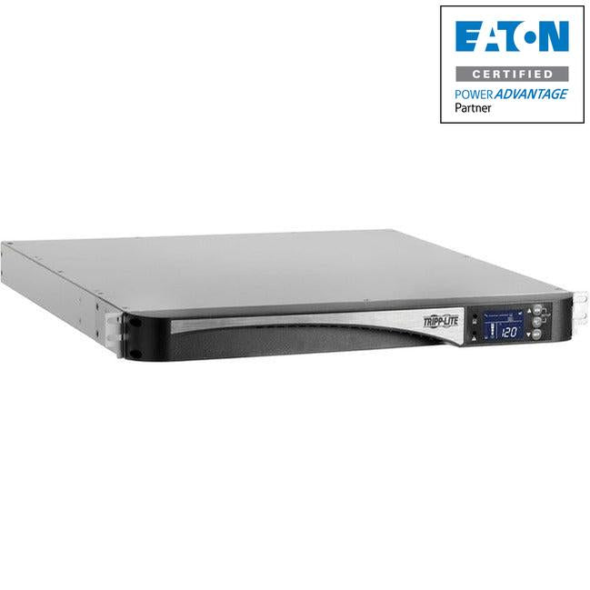 Tripp Lite by Eaton SmartPro 750VA 600W Line-Interactive Sine Wave UPS, AVR, 120V, 4 Outlets, Network Card Option, USB, DB9, 1U Rack/Tower SMART750RT1U