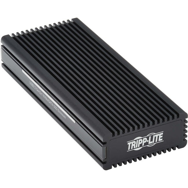 Tripp Lite by Eaton USB-C to M.2 NVMe and SATA SSD (M-Key) Gaming Enclosure Adapter - USB 3.2 Gen 2 (10 Gbps), LEDs U457-1M2-NVME-L