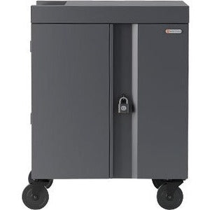 USB-C Charging Cart - CUBE Cart Pre-Wired 32 Devices Mobile Station | Bretford TVC32USBC-RED