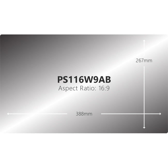 V7 Anti-Blue Light Protective Screen Filter - 11.6in - For 11.6 Widescreen LCD Chromebook - 16:9 - Scratch Resistant PS116W9AB