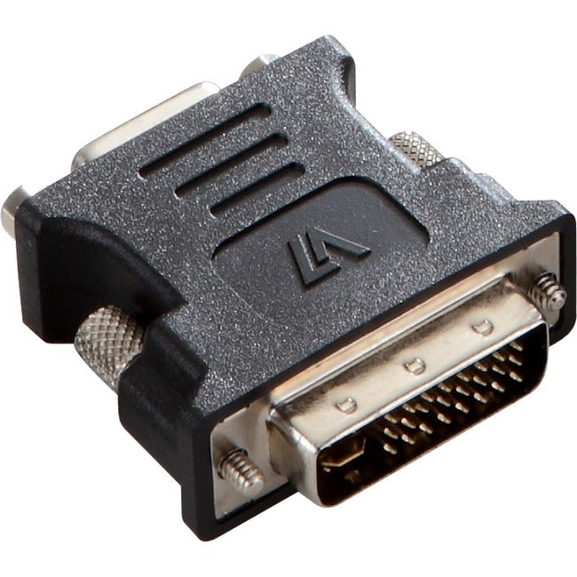 V7 Black Video Adapter Dvi-I Male To Vga Female