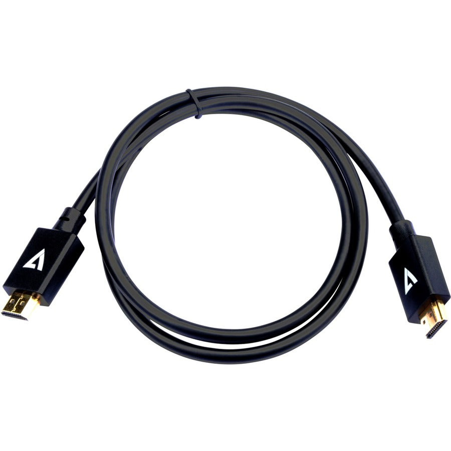 V7 Black Video Cable Pro HDMI Male to HDMI Male 1m 3.3ft V7HDMIPRO-1M-BLK