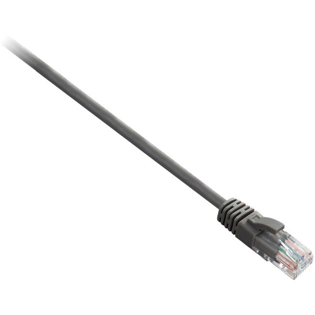 V7 Grey Cat5e Unshielded (UTP) Cable RJ45 Male to RJ45 Male 0.3m 1ft CAT5UTP-01F-GRY