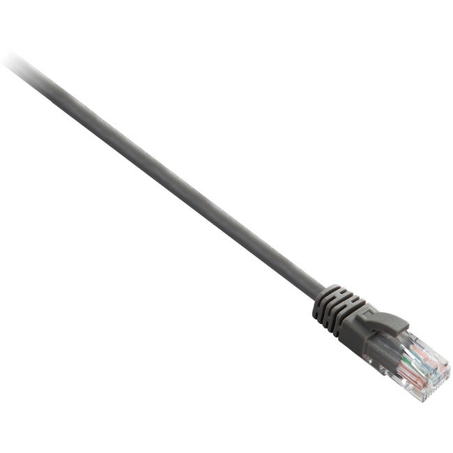 V7 Grey Cat6 Unshielded (UTP) Cable RJ45 Male to RJ45 Male 0.3m 1ft CAT6UTP-01F-GRY