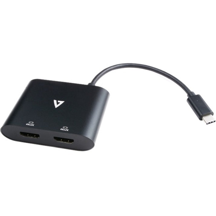 V7 HDMI/USB-C Audio/Video Adapter V7UC-2HDMI-BLK