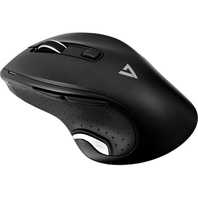 V7 MW600 6-Button Wireless Optical Mouse with Adjustable DPI - Black MW600-1N