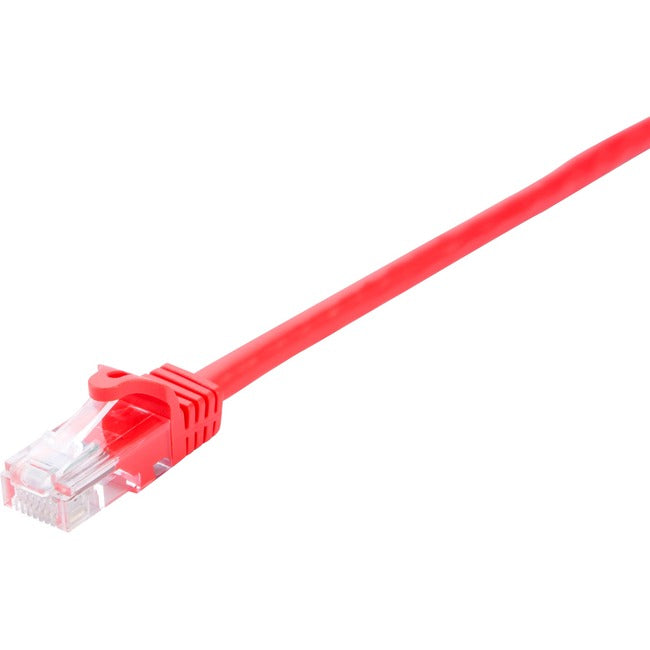 V7 Red Cat5e Unshielded (UTP) Cable RJ45 Male to RJ45 Male 0.5m 1.6ft V7CAT5UTP-50C-RED-1E