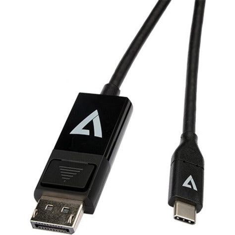V7 USB-C Male to DisplayPort 1.2 Male 21.6 Gbps 4K UHD V7UCDP-1M