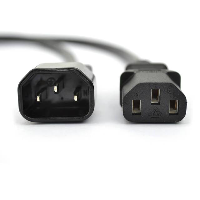 Vcom Ce001-6Feet 6Ft Ac Extension Power Cord